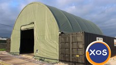 Cort container 12m x 12m - chiar si cu LIVRARE GRATUITA!