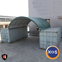 Cort container 6m x 6m - chiar si cu LIVRARE GRATUITA in Romania! - 1