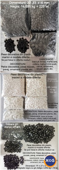 Pietre decorative piese mozaic decor plante handmade nasturi imbracat - 5