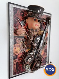 vioară steampunk tablou 3d , decorațiune, cadou inedit - 7