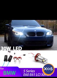 Set 2 LED-uri Marker Angel Eyes BMW E60-E61 2007-2010. H8.LCI. - 2