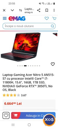 De vânzare Laptop Acer Nitro 5 515-45 - 10