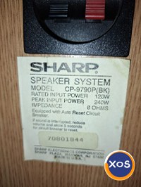 Vand Boxe Sharp MODEL CP-9790P(BK) - MADE IN U.S.A - 10