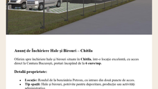 Inchiriere Hale si Birouri -Chitila