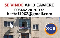 Vând apartament de 3 camere decomandate în Balș Olt - 1