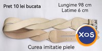 Curea impletita, curea scoici accesorii haine camasi rochie pantaloni - 6