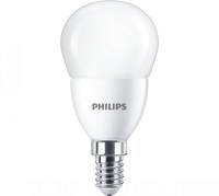 2 Becuri LED Philips P48, EyeComfort, E14, 7W (60W), 806 lm, lumina calda (2700K), mat - 2