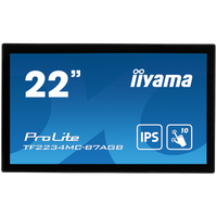 21,5" PCAP Anti-Glare Bezel Free 10P Touch, 1920x1080, IPS panel, VGA, DisplayPort, HDMI, 300cd/m² (with touch), USB Touch Inter - 1