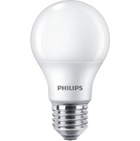 4 Becuri LED Philips A60, E27, 8W (60W), 806 lm, lumina neutra (4000K), mat - 2