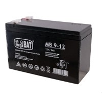 Acumulator VRLA AGM Megabat MB9-12 fara intretinere 9Ah 12V. terminal de conexiune FASTON 187 (4.75x0.8mm) Dimensiuni: 151 x 65 - 1