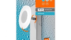 Aplica LED inteligenta pentru baie Ledvance SMART+ Wifi Orbis Wave 200, 8W, 700 lm, lumina alba (3000-6500K), IP44, 200x93x120mm