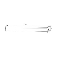 Aplica LED pentru baie Vivalux VISTA, 15W, 1200 lm, lumina neutra (4000K), 120°, IP44, 600x65x53mm, 30000h, Crom - 2