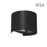 Aplica LED Vivalux ROUND STARK, 6W, 180 lm, lumina neutra (4000K), 120°, IP54, 135x115x100mm, 15000h, aluminiu, -25÷+40°C, Negru - 2