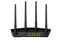 Asus Wireless Router RT-AX57, AX3000 2402 Mbps+ 574 Mbps, Dual-Band-2.4, 5Ghz, WI-FI 6, 4 x antene externe, Procesor: 1.7GHz qua - 3