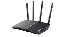 Asus Wireless Router RT-AX57, AX3000 2402 Mbps+ 574 Mbps, Dual-Band-2.4, 5Ghz, WI-FI 6, 4 x antene externe, Procesor: 1.7GHz qua