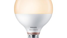 Bec LED inteligent Philips Glob G95, Wi-Fi, Bluetooth, E27, 11W (75W), 1055 lm, lumina alba (2700-6500K)