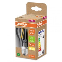 Bec LED Osram Classic A60, Ultra Efficient Light, E27, 2.5W (40W), 525 lm, lumina calda (3000K), cu filament - 2