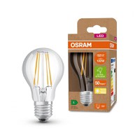 Bec LED Osram Classic A60, Ultra Efficient Light, E27, 7.2W (100W), 1521 lm, lumina calda (3000K), cu filament - 1