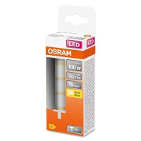 Bec LED Osram LINE, R7s, 13W (100W), 1521 lm, lumina calda (2700K), 118mm, Ø29mm - 2