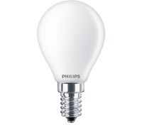 Bec LED Philips Classic P45, EyeComfort, E14, 4.3W (40W), 470 lm, lumina calda (2700K), mat - 3