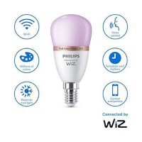 Bec LED RGB inteligent Philips Bulb P45, Wi-Fi, Bluetooth, E14, 4.9W (40W), 470 lm, lumina alba si color (2200-6500K) - 5