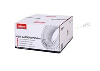 Cablu UTP CAT5E 305m, Alimentare PoE: maxim 160m, Manta exterioară ecologică, îndeplinește clasa CPR E/UL CM - 1