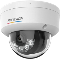 Camera de supraveghere IP Dome 4MP ColorVu with Smart Hybrid Light Hikvision DS-2CD1147G2H-LIU(2.8MM), lentila fixa: 2.8mm, ilum - 1