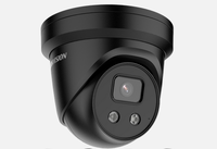 Camera supraveghere Hikvision IP turret DS-2CD2383G2-IU(2.8mm)BLACK, 8MP, culoare neagra, Acusens - filtrarea alarmelor false du - 1