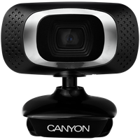 CANYON 720P HD webcam with USB2.0. connector, 360° rotary view scope, 1.0Mega pixels, Resolution 1280*720, viewing angle 60°, ca - 1