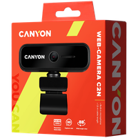 CANYON C2N 1080P full HD 2.0Mega fixed focus webcam with USB2.0 connector, 360 degree rotary view scope, built in MIC, Resolutio - 3