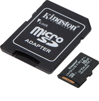 Card de Memorie MicroSD Kingston, 16GB, Adaptor SD, Class 10 - 1