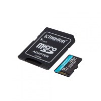 Card de Memorie MicroSD Kingston Canvas GO Plus, 256GB, Adaptor SD, Class 10 - 1