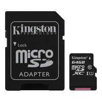 Card de Memorie MicroSD Kingston Select Plus, 64GB, Adaptor SD, Class 10 - 1