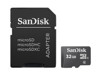 Card de Memorie MicroSD SanDisk 32GB, Adaptor SD, Class 4 - 1