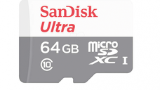 Card de Memorie MicroSDXC, 64GB, Adaptor SD, Class 10