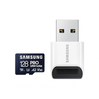 Card de memorie Samsung PRO Ultimate microSDXC UHS-I U3, V30, A2 + Adaptor USB - 2