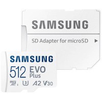 Card memorie Samsung Micro SDXC EVO Plus UHS-I U3 Clasa 10 512GB + Adaptor - 1