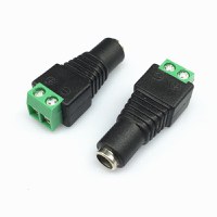 Conector de alimentare (MAMA), 12V, cu surub, 5.5*2.1mm, LN-CT02G, pachet 10 bucati - 2