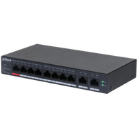 Dahua 10-Port Cloud Managed Desktop Gigabit Switch cu 8-Port PoE, CS4010-8GT-110, Interfata: Port 1-8: 8 × RJ-45 10/100/1000 Mbp - 1