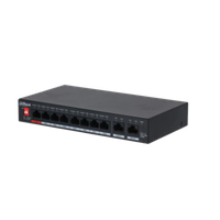 Dahua switch 8 porturi Gigabit PFS3010-8GT-96 V2, Unmanaged, Interfata: 8 x 10/100/1000, 2 x Uplink, Standarde retea: IEEE 802.3 - 1