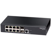 EDGECORE 8 ports 10/100/1000Base-T + 2G SFP uplink ports - 1