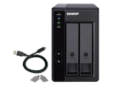 Extensie USB QNAP TR-002 2-Bay, 2.5/3.5 SATA 6Gbps HDD (neincluse), 1xUSB3.11 (type-c), tower, PSU adaptor 36W, garantie 2 ani - 1