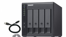 Extensie USB QNAP TR-004 4-Bay, 2.5/3.5 SATA 3Gbps HDD (compatibile cu SATA 6Gbs/, 3Gb/s, neincluse), 1xUSB3.0 (type-c), tower,