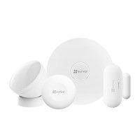 Ezviz Home Senzor KIT CS-B1 1xHome Gateway Model CS-A3-A0-W: MicroUSB, DC5V/1A, Interfata retea: RJ45 interface,Wi-Fi 2.4 GHz,Zi - 1