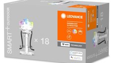 Ghirlanda LED RGB pentru exterior cu spike Ledvance SMART+ Wifi Garden 18 DOT, 4W, 680 lm, 5+8.5m lungime, IP65, policarbonat