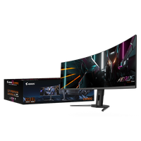 Gigabyte monitor gaming 49", display 1,196.7 x 339.2 mm, Backlight Edge, Anti-glare, Rezolutie: 5120 x 1440(DQHD, Luminozitate: - 12