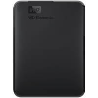 HDD Extern WD Elements Portable 5TB, USB 3.0 Type-A, Black - 1