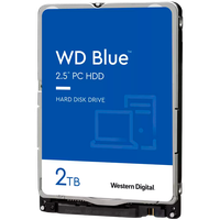 HDD Mobile WD Blue 2TB SMR (2.5'', 128MB, 5400 RPM, SATA 6Gbps) - 1