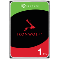 HDD NAS SEAGATE IronWolf 1TB CMR, 3.5'', 256MB, 5400RPM, SATA, RV Sensor, Rescue Data Recovery Services 3 ani, TBW: 180 - 1