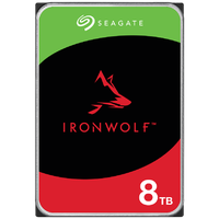 HDD NAS SEAGATE IronWolf 8TB CMR, 3.5'', 256MB, 5400RPM, RV Sensors, SATA, Rescue Data Recovery Services 3 ani, TBW: 180 - 1